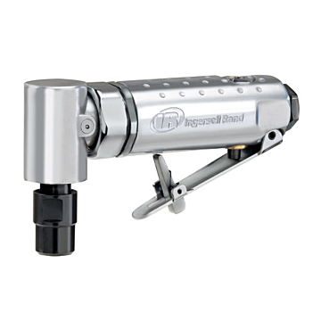 Ingersoll Rand Air Angle Die Grinder, 21,000 RPM, 0.25 HP, 1/4" Collet, Front Exhaust