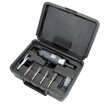 Ingersoll Rand Air Die Grinder Burr Kit, 25,000 RPM, 0.33 HP, 1/4" Collet, Rear Exhaust (Kit)
