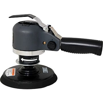 Ingersoll Rand Dual Action Angle Air Sander, 6" Adhesive Pad, 12,000 RPM, 0.25 HP, Side Exhaust