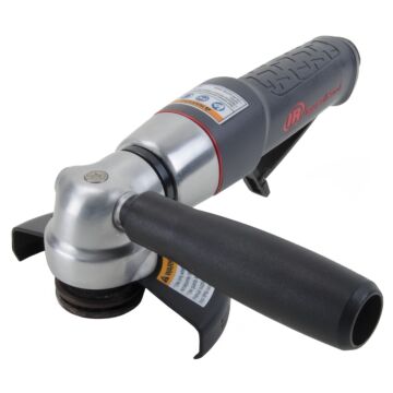 Ingersoll Rand Air Angle Grinder/Cut-off Tool, 4.5" Wheel, 12,000 RPM, 0.88 HP, 5/8"-11 Thread, Rear Exhaust