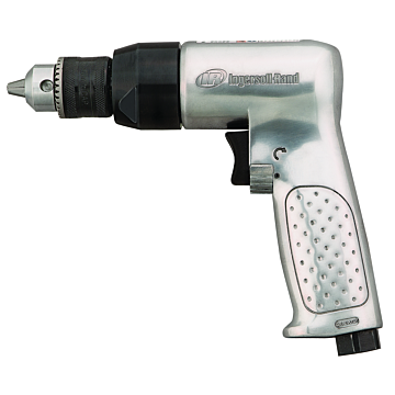Ingersoll Rand 3/8" Keyed Chuck Air Drill, 2000 RPM, 0.5 HP, 2.65in-lb Torque, Pistol