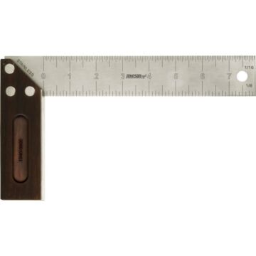 Johnson Level English Professional Bamboo Try Square - 8 in. L