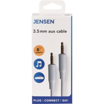 Jensen Audio Extension Cable (White) 6 ft