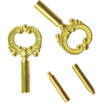 Jandorf 1/2 In. Extension Brass Socket Key (2-Pack)
