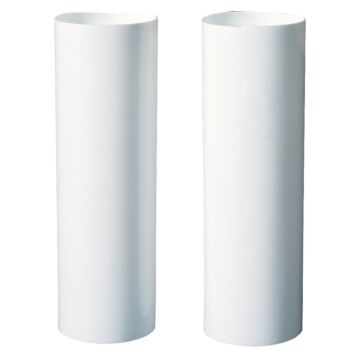 Jandorf Medium Base Plastic Lamp Socket Cover (White - 2pk)
