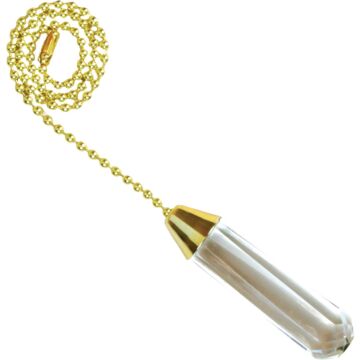 Jandorf 12 In. Pull Chain with Acrylic Cylinder