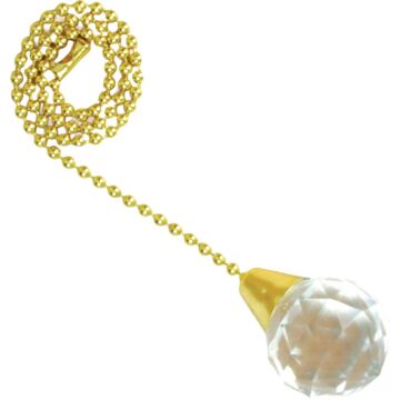 Jandorf 12 In. Pull Chain with Acrylic Sphere