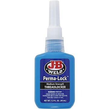 J-B WELD Perma-Lock Blue Medium Strength Threadlocker 36 mL