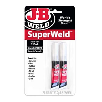 J-B WELD SuperWeld Instant Adhesive, 2pk