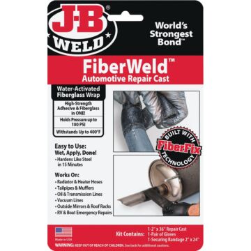 J-B Weld FiberWeld Automotive Repair Cast Kit