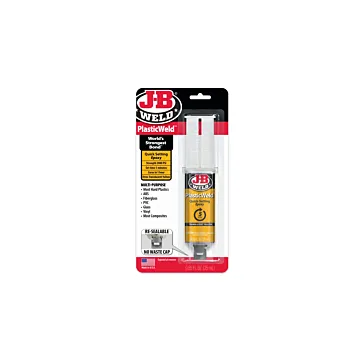 J-B Weld PlasticWeld™ Syringe 2-Part Epoxy - 25 mL