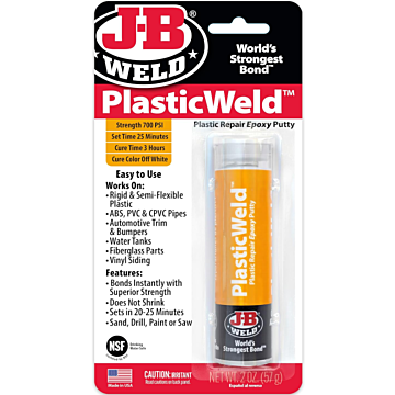 J-B Weld 2 Oz. PlasticWeld Epoxy Putty