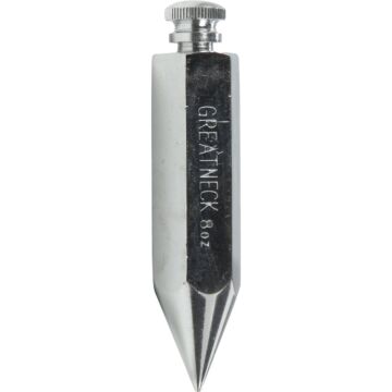 Johnson Level Steel Plumb Bob - 8 oz