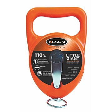 KESON® Braided 110 ft Poly Synthetic Chalk Reel