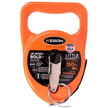 KESON® Braided 150 ft Poly Synthetic Chalk Reel