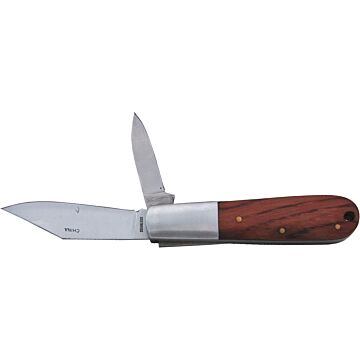 Barlow 2 Stainless Clip-Point and Pruning SS Wood Barlow