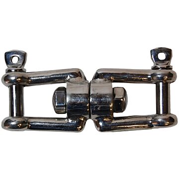 1/4 in 850 lb Hot Dipped Galvanized Jaw & Jaw Swivel