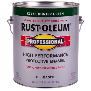 Rustoleum Professional Oil-Based Protective Enamel (Gloss - Hunter Green) 1 gal