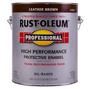 Rustoleum Professional Oil-Based Protective Enamel (Gloss - Leather Brown) 1 gal