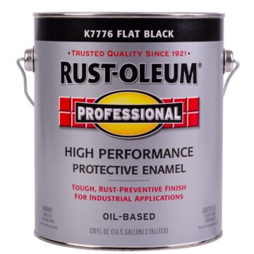 Rustoleum Professional Oil-Based Protective Enamel (Flat - Black) 1 gal