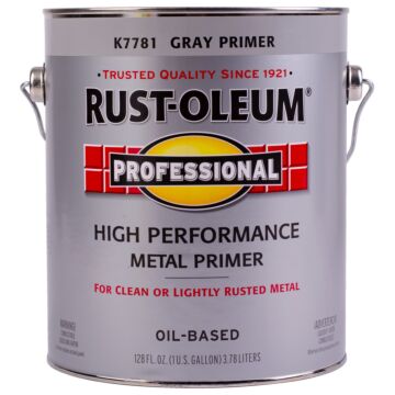 Rustoleum Professional Oil-Based Metal Primer (Flat - Gray) 1 gal