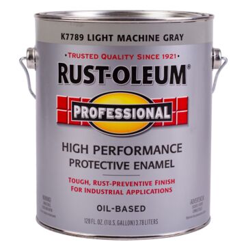 Rustoleum Professional Oil-Based Protective Enamel (Gloss - Light Machine Gray) 1 gal