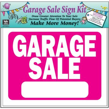 Hy-Ko Sign, Garage Sale Kit