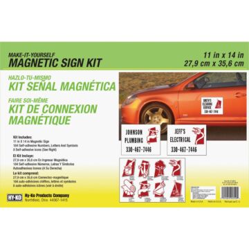 HY-KO Hy-Ko Magnetic Make-It-Yourself Sign Kit