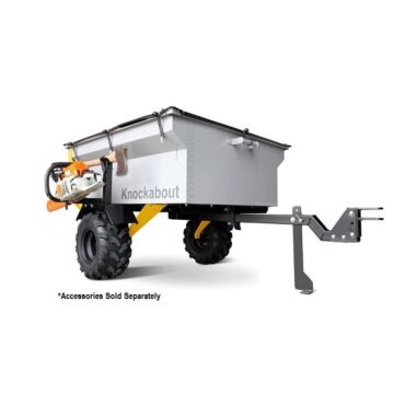 Knockabout 18 cu-ft 2000 lb ATV/UTV Tow-Behind Dump Trailer