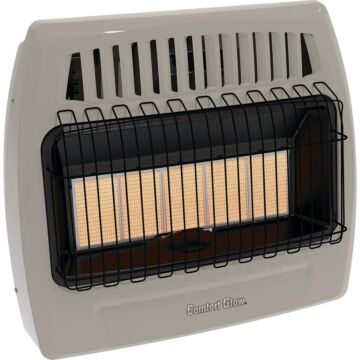 Comfort Glow Natural Gas/Propane Vent-Free Infrared Plaque Wall Heater - 30,000 BTU