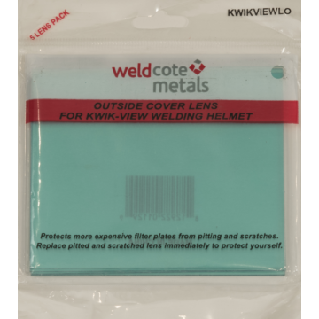 Weldcote Kwik-View Outside Cover Lens (5pk)