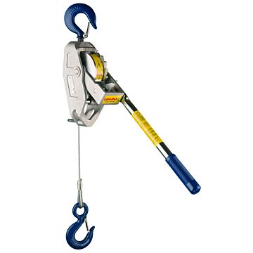 Lug-All 0.5 ton 1000 lb Heavy Duty Ratcheting Cable Hoist