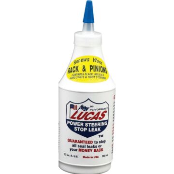 Lucas Oil Products Inc Lucas Oil 12 Oz. Power Steering Leak-Stopper Fluid