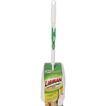 Libman Plunger & Toilet Brush w/ Caddy