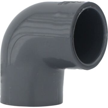 Charlotte Pipe 1-1/4 In. Slip x Slip Schedule 80 90 Deg. PVC Elbow (1/4 Bend)