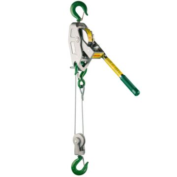 Lug-All 0.75 ton 750 lb Heavy Duty Ratcheting Cable Hoist