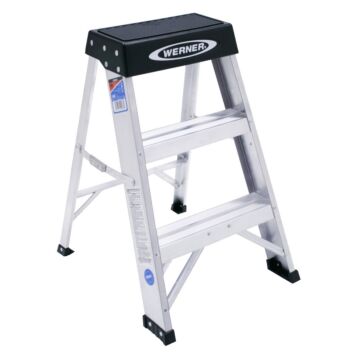 Werner Type IA Aluminum Step Stool - 2 ft