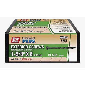 Grip-Rite Deck Screw 1 5/8" Torx 1lb Black