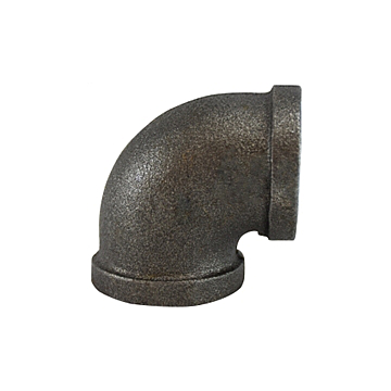 Midland Industries 2-1/2 BLACK ELBOW