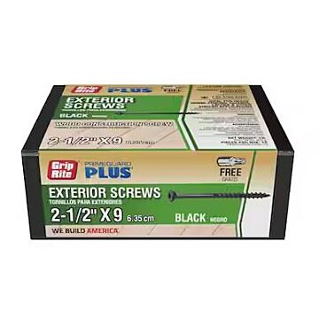 Grip-Rite Deck Screw 2 1/2" Torx 1lb Black