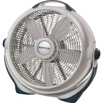 Lasko 3-Speed Wind Machine Air Circulator Fan (Gray) 20 in.