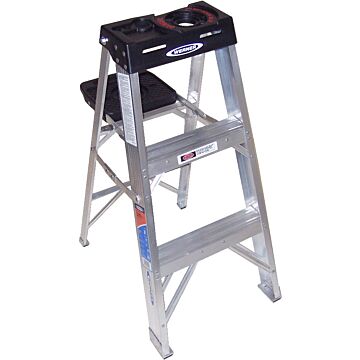 Werner  Type IA Aluminum Step Ladder - 3 ft