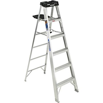 Werner Type IA Aluminum Step Ladder - 6 ft