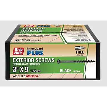 Grip-Rite Deck Screw 3" Torx 1lb Black