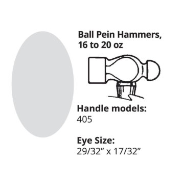 LINK HANDLES 14" Handle - Ball Pein Machini