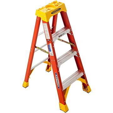 Werner Type IA Fiberglass Step Ladder - 4 ft