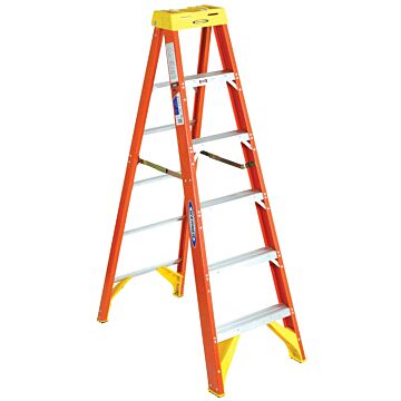 Werner Type IA Fiberglass Step Ladder - 6 ft