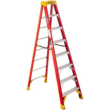 Werner Type IA Fiberglass Step Ladder - 8 ft