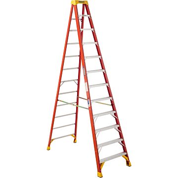 Werner Type IA Fiberglass Step Ladder - 12 ft