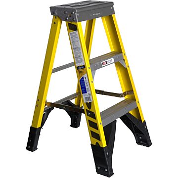 Werner Type IAA Fiberglass Step Ladder - 3 ft